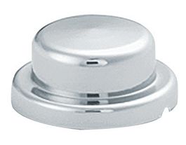 P042-10-Chrome ABS Frame Bolt Cover (10/pk) 15/16"