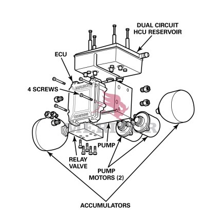 S478-407-933-2 by MERITOR - ABS HYDRAULIC HCU international 986 wiring diagram 